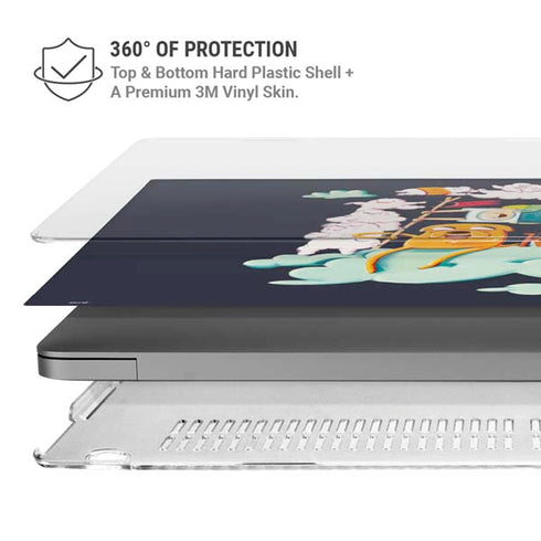 Adult Swim Adventure Time Cloud Kingdom MacBook Pro 14in (2021-24) Case plus Skin